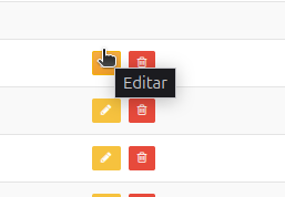 Ícone de lápis para editar categoria